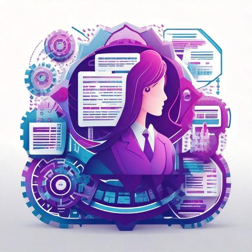 Firefly simple illustration graphic with a white background that relates to a job role analysis, use-2